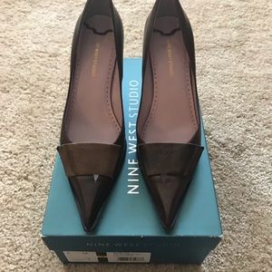 Brown leather pumps in 6.5. Price negotiable!